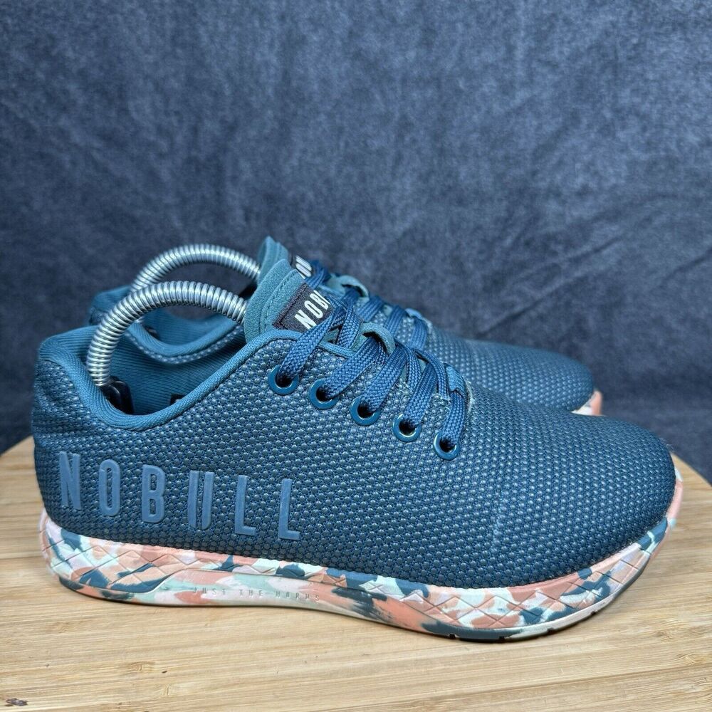 NOBULL SuperFabric Blue Athletic Trainers Shoes Womens 5.5